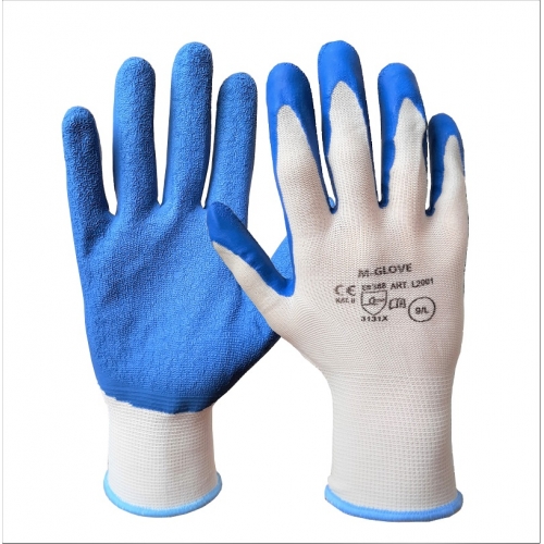 Rękawice robocze M-GLOVE L2001 BLUE 3131X - PROMOCJA!